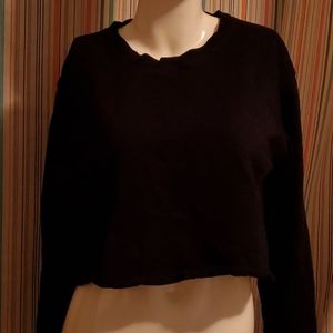 Long sleeve crop